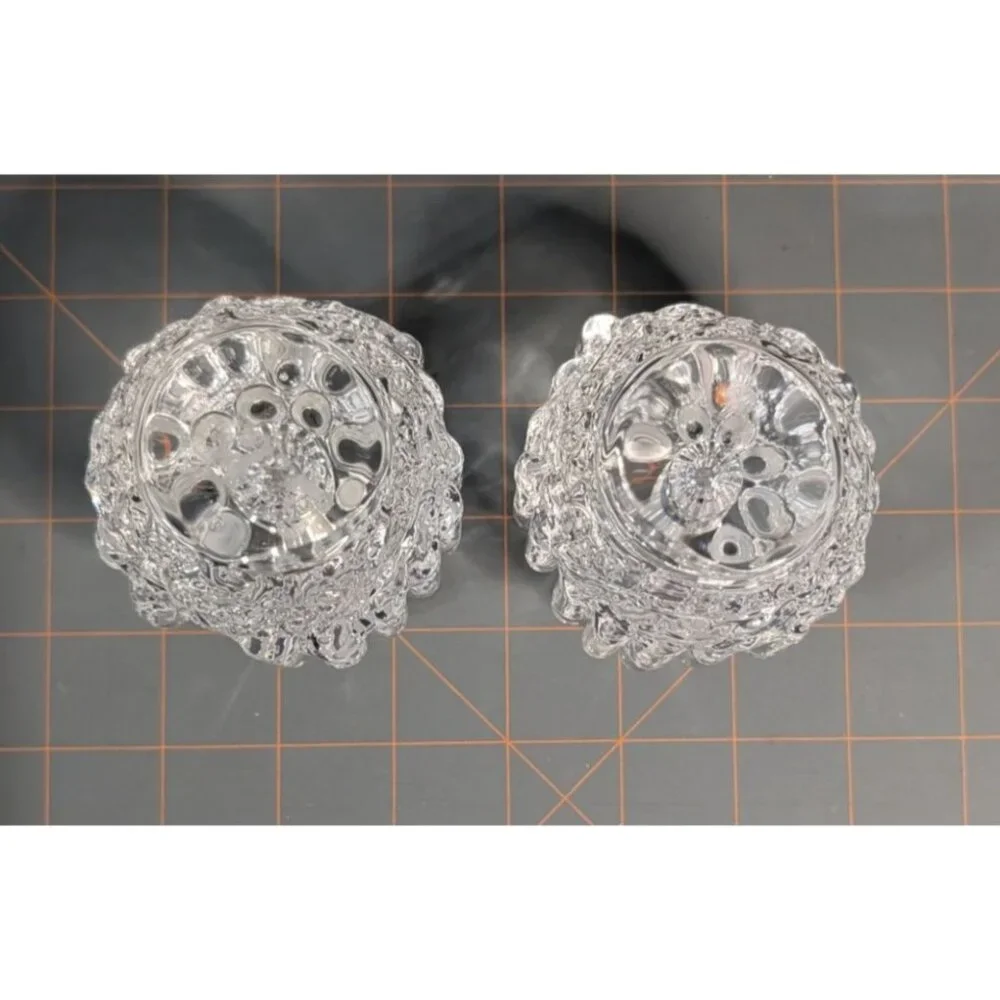 Kosta Boda Goran Warff Crystal Votive Candle Holders Set of 2 - Picture 11 of 16